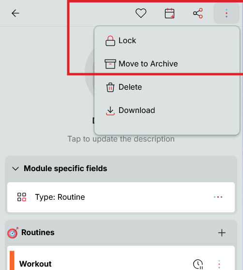 Change asset status from the Asset Props