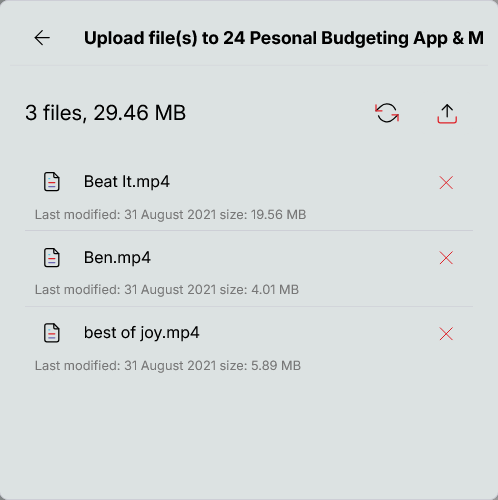 File uploader