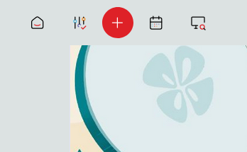 Tap to create new asset
