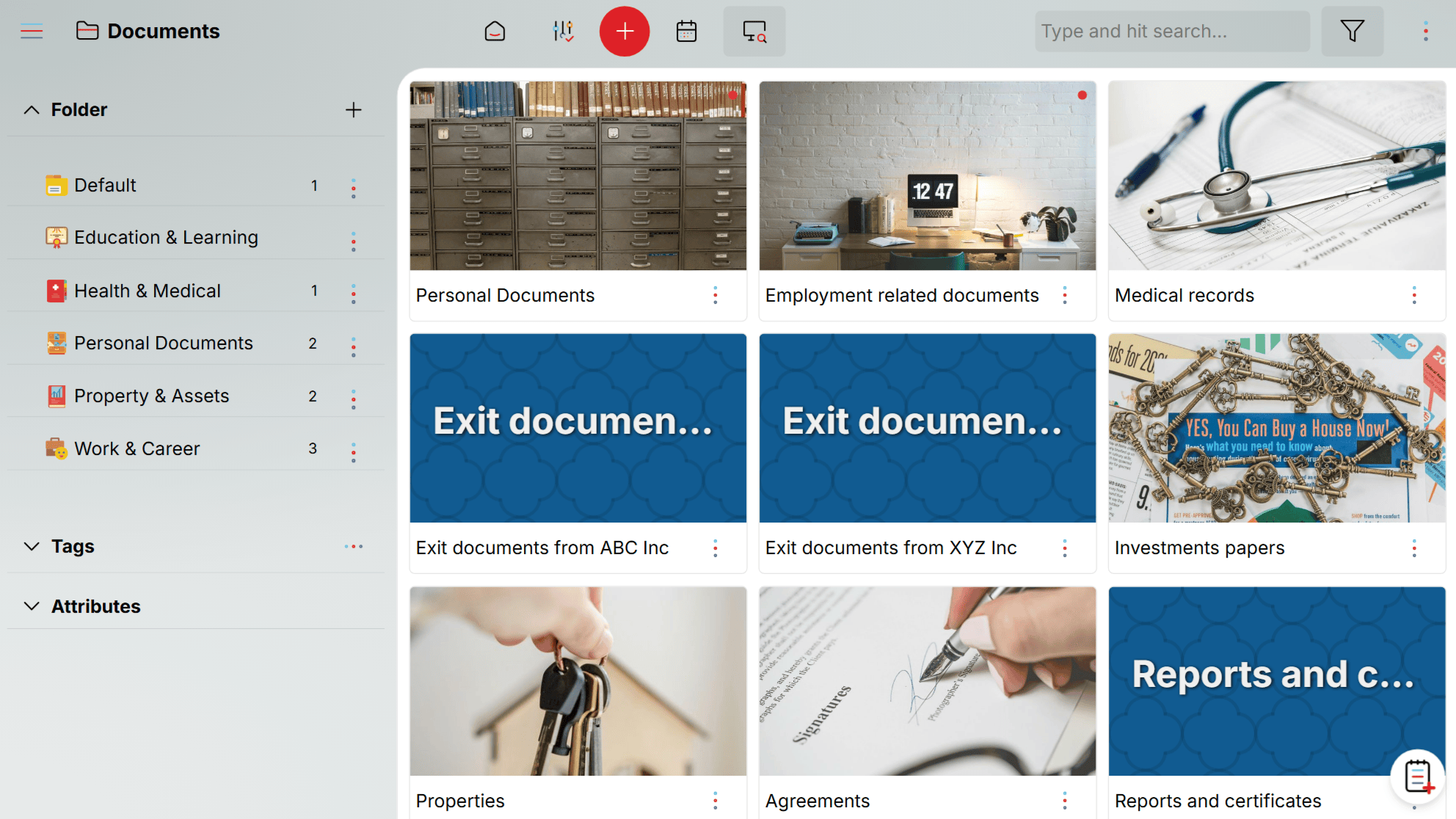 Oddapy Documents — secure private vault for important files