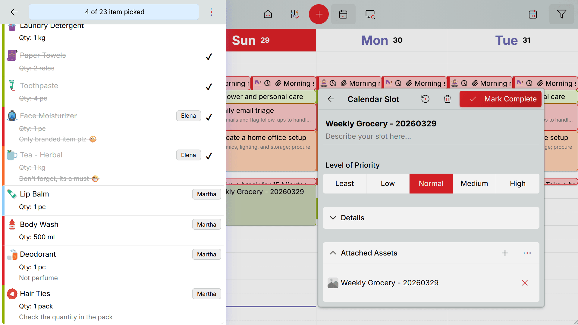 Oddapy Shopping — Gallery view for in-store use